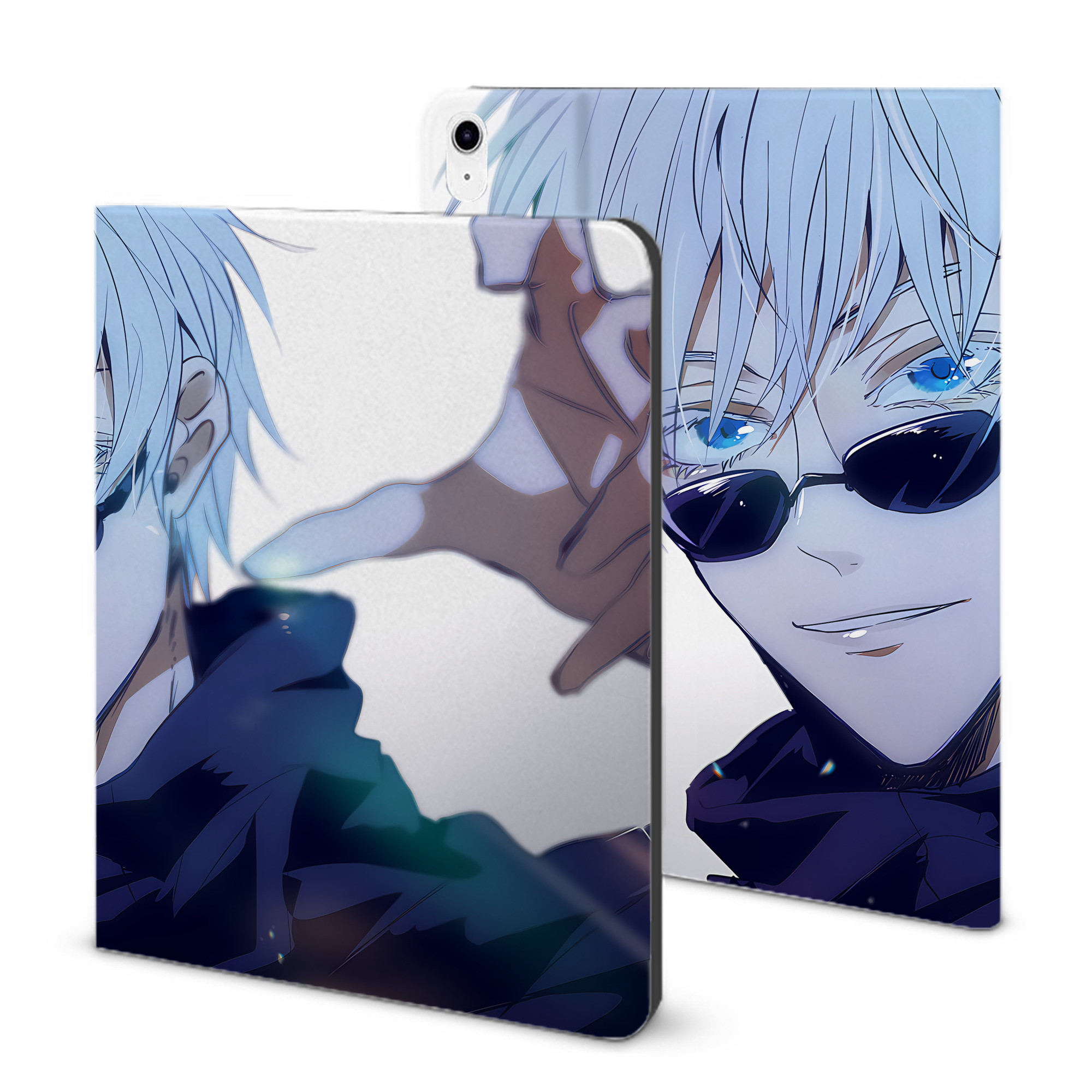 （画像用） 呪術廻戦 Jujutsu Kaisen IPad ケース ブック型 PUレザー TPU 耐衝撃 軽量 薄型 ペン収納なし 全面保護 IPad 各モデル対応
